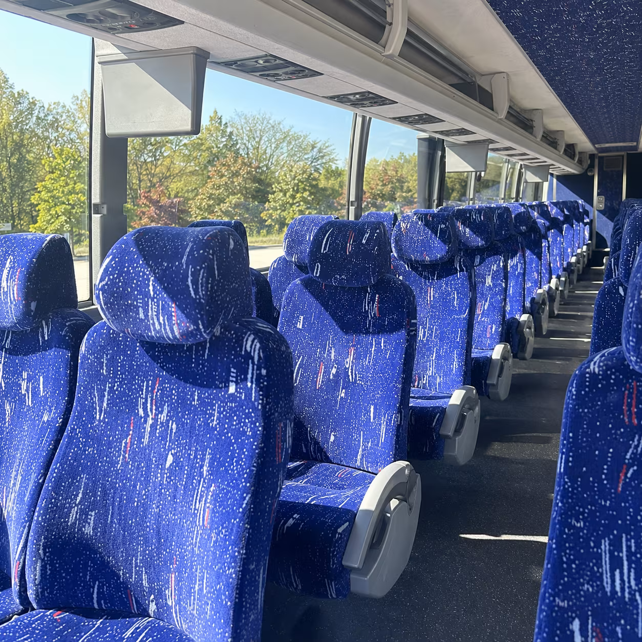 sandy springs charter bus services interior