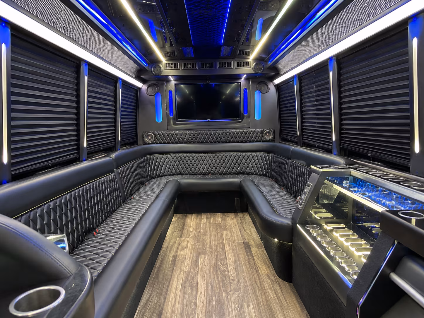 sandy springs corporate retreat shuttle bus rentals